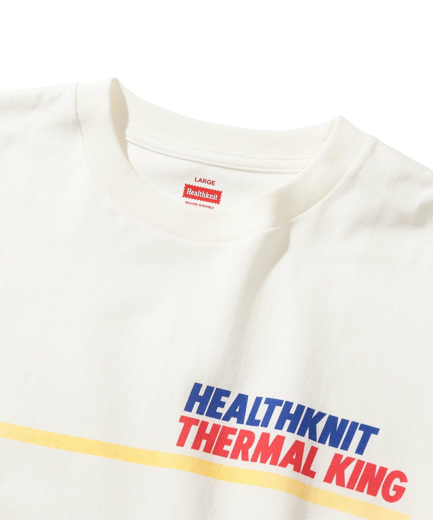 Healthknit * B:MING by BEAMS / 別注 カタログ プリント Tシャツ
